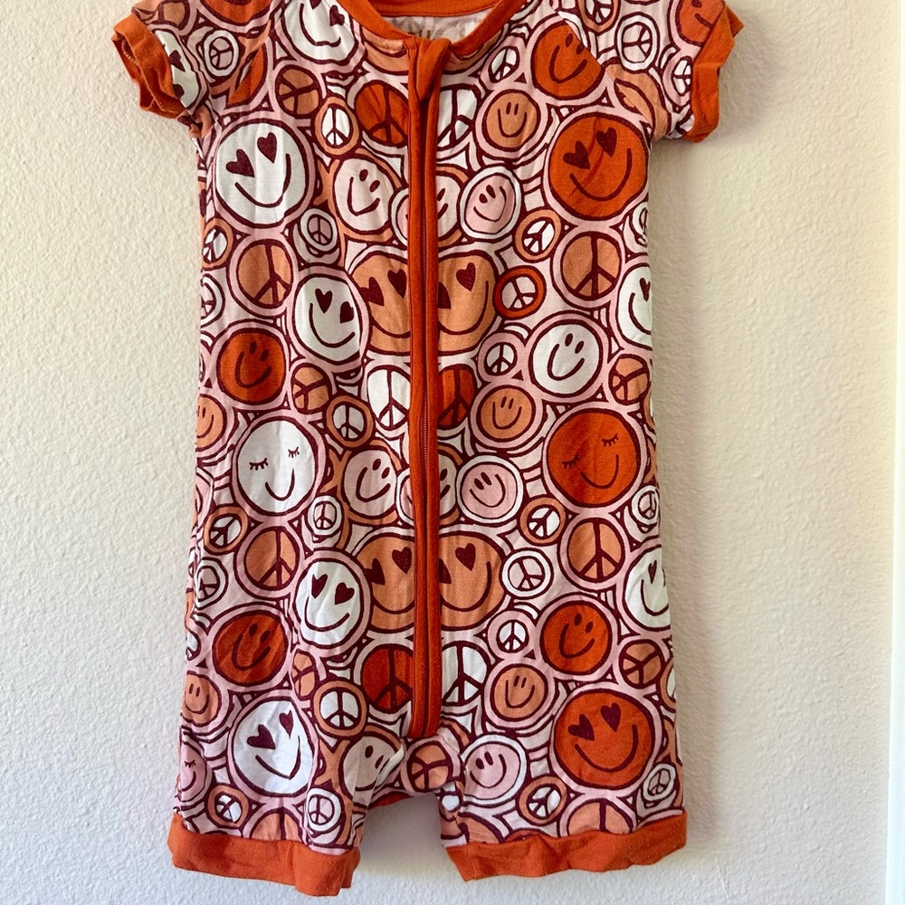 Little Sleepies Groovy Baby Shorty One Piece 2T